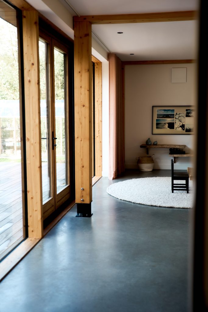 vliesgevelkozijnen, houtconstructie, stalenverbindingen