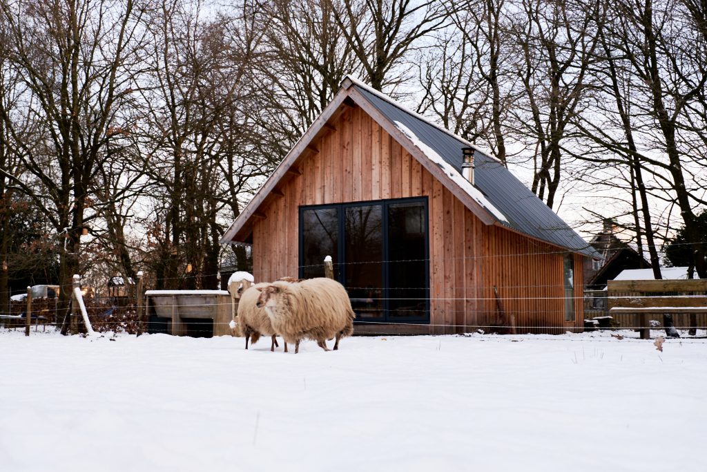 Hoogwaardig en ruim tiny house gemaakt door van der Plaat BV, inzetbaar als chalet, vakantiewoning of tijdelijke woonoplossing